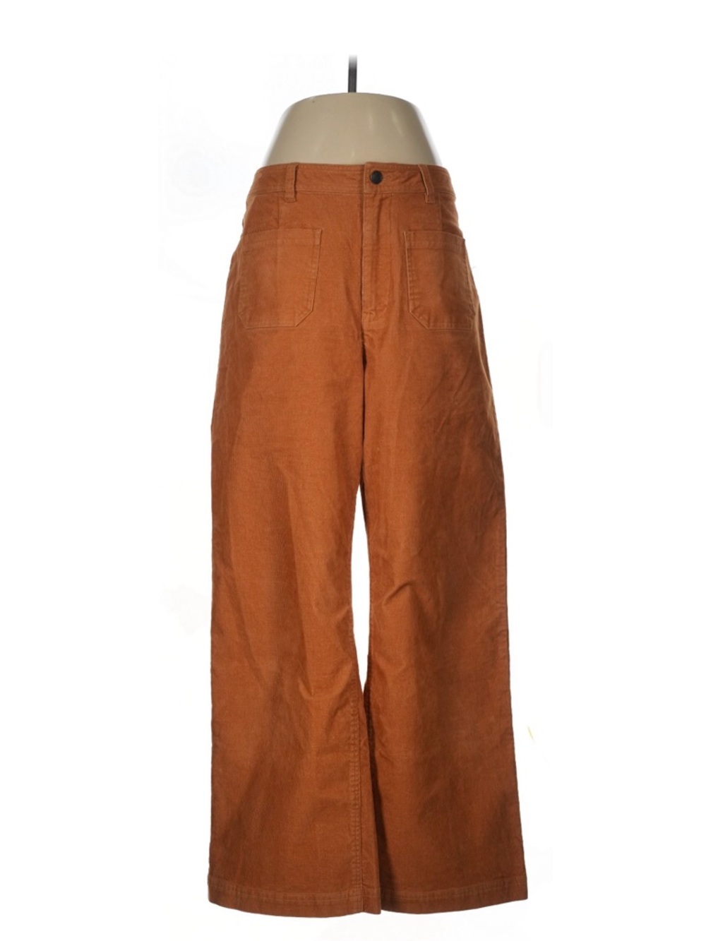 United By Blue Wide-Leg Corduroy Pants in Orange